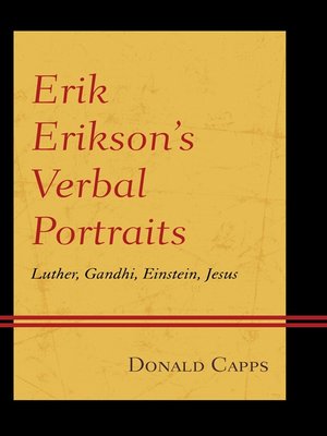 cover image of Erik Erikson's Verbal Portraits